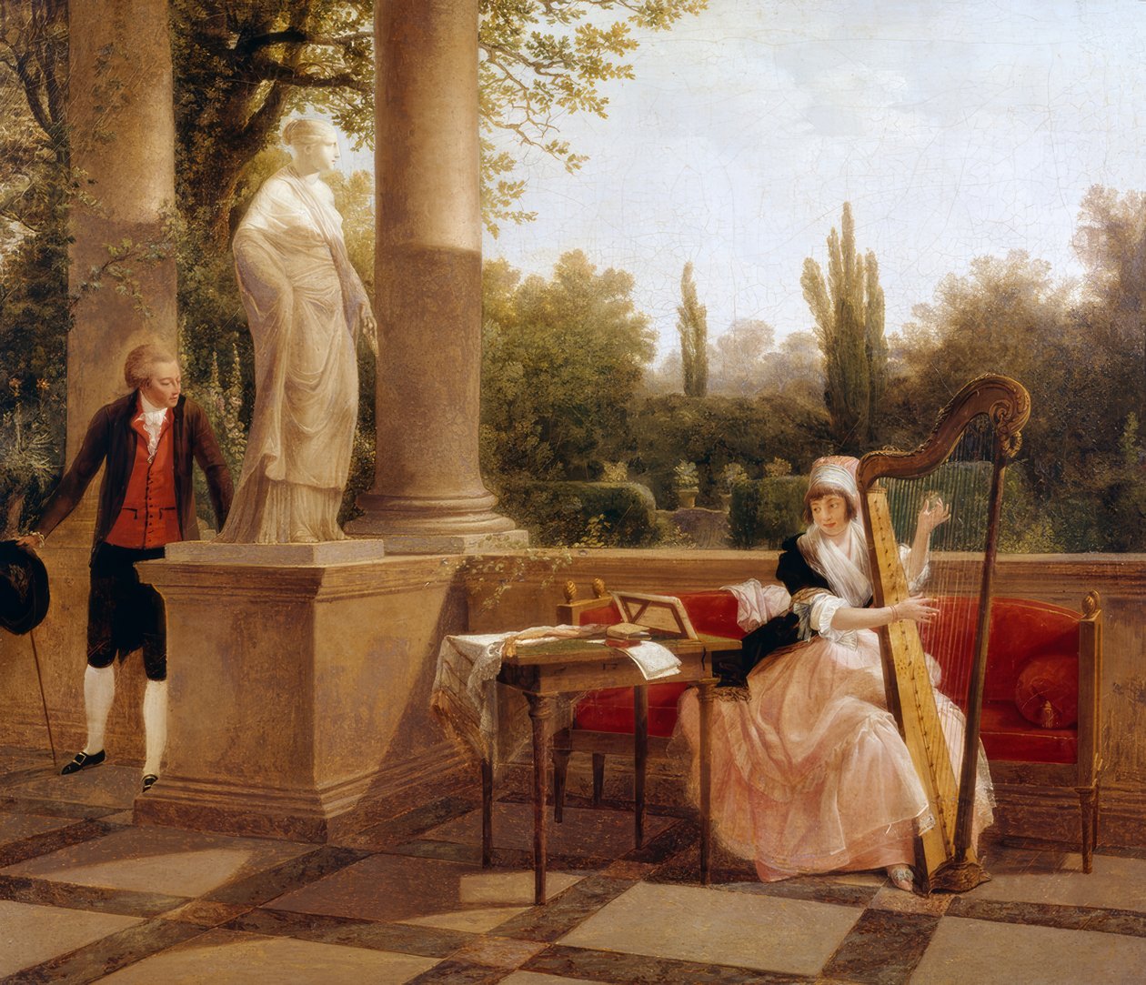 Escena de la vida romana de Jacques Sablet