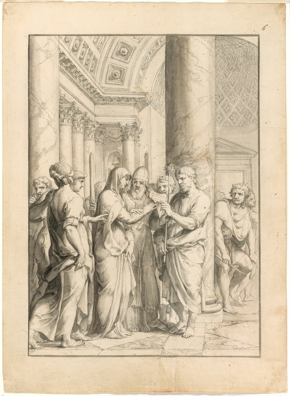 El matrimonio de la Virgen de Jacques Stella