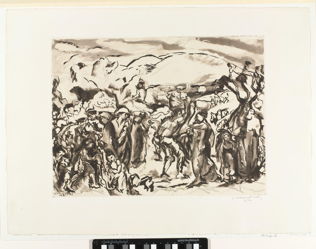 Figuras de cosecha Friesz, Les Vendanges (título original) de Jacques Villon