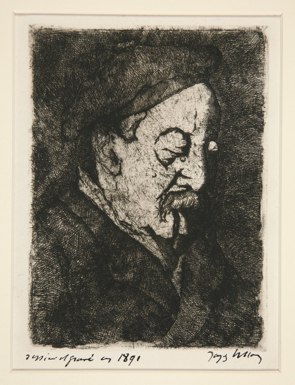 Retrato del pintor-grabador Emile Nicolle (Retrato del pintor-grabador Emile Nicolle) de Jacques Villon