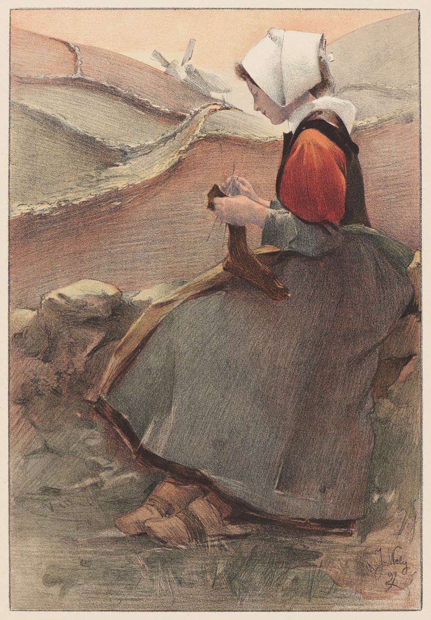 Fleur de Lande, 1897 de Jacques Wely