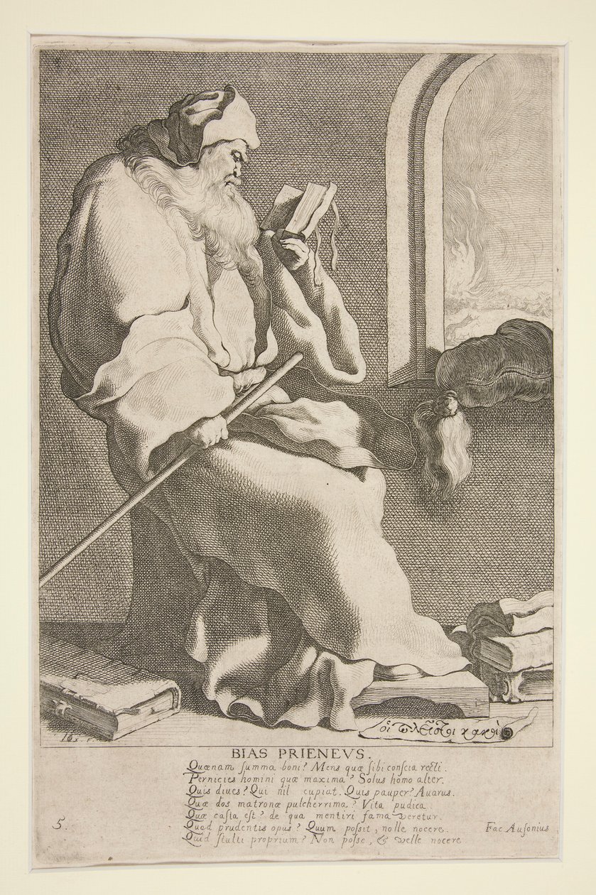 Bias Prieneus, #5 de la serie Los Siete Reyes Magos de Grecia de Jacques de Gheyn III