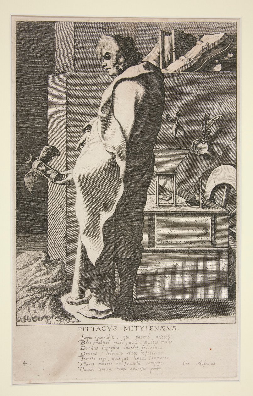 Pittacus Mytilenaeus, #4 de la serie Los siete sabios de Grecia de Jacques de Gheyn III