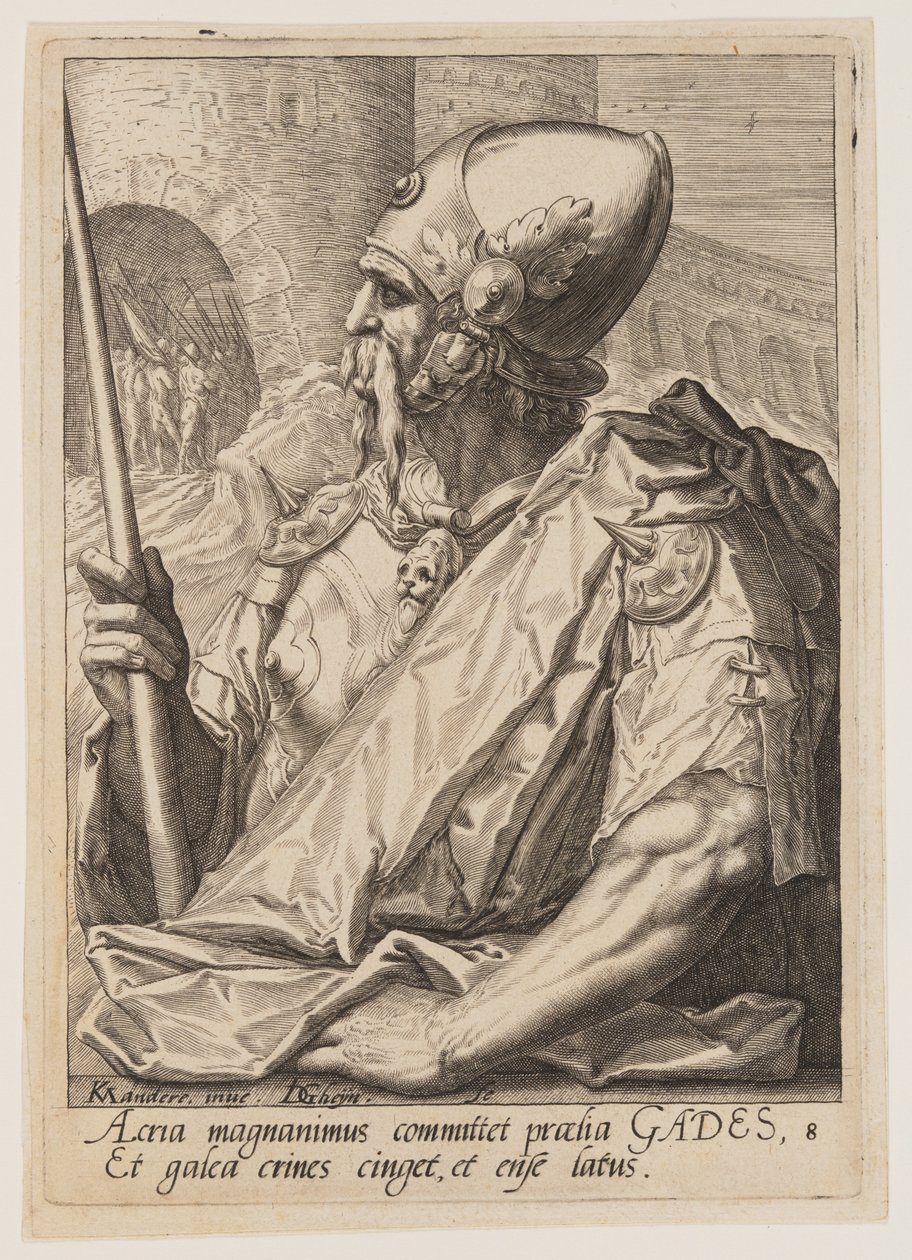 Gad, de Los doce hijos de Jacob de Jacques de Gheyn II