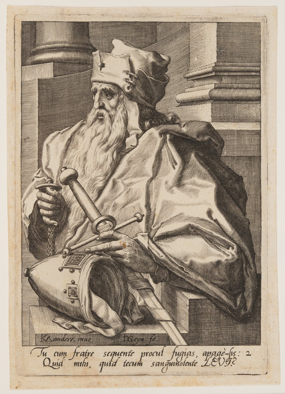 Levi, de Los doce hijos de Jacob de Jacques de Gheyn II