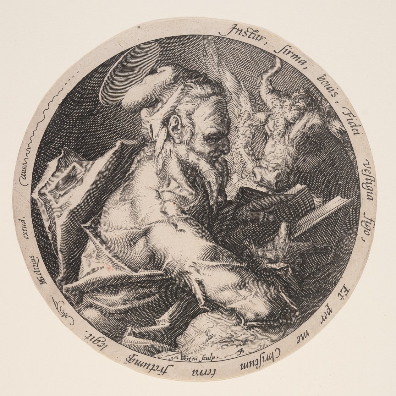 Lucas, de Los Evangelistas de Jacques de Gheyn II