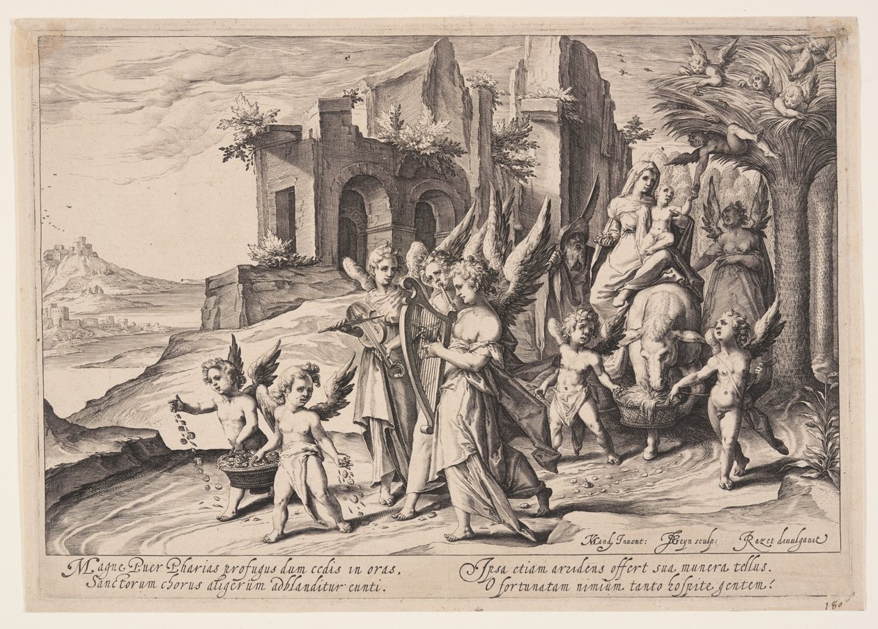 Regreso de la Huida a Egipto de Jacques de Gheyn II