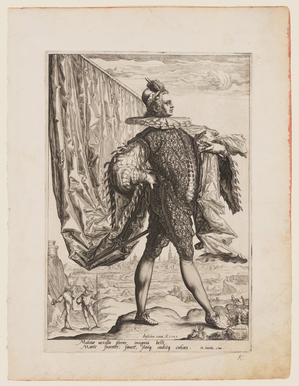 Portaestandarte de Jacques de Gheyn II