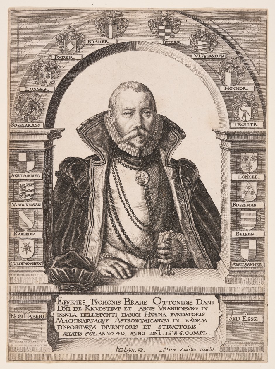 Tycho Brahe, astrónomo de Jacques de Gheyn II