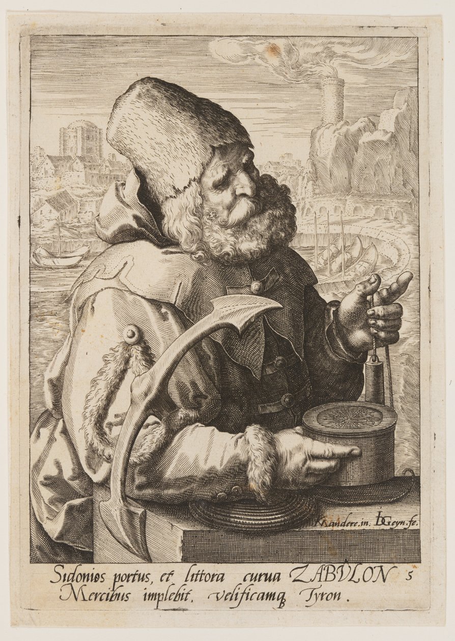 Zebulón, de Los doce hijos de Jacob de Jacques de Gheyn II