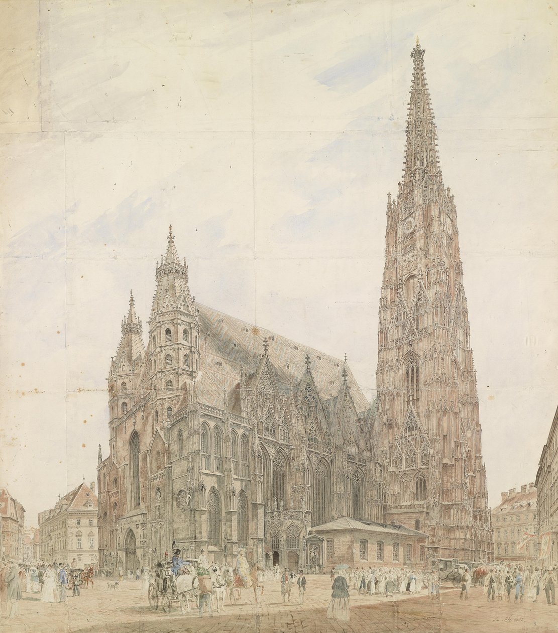 Catedral de San Esteban en Viena de Jakob Alt
