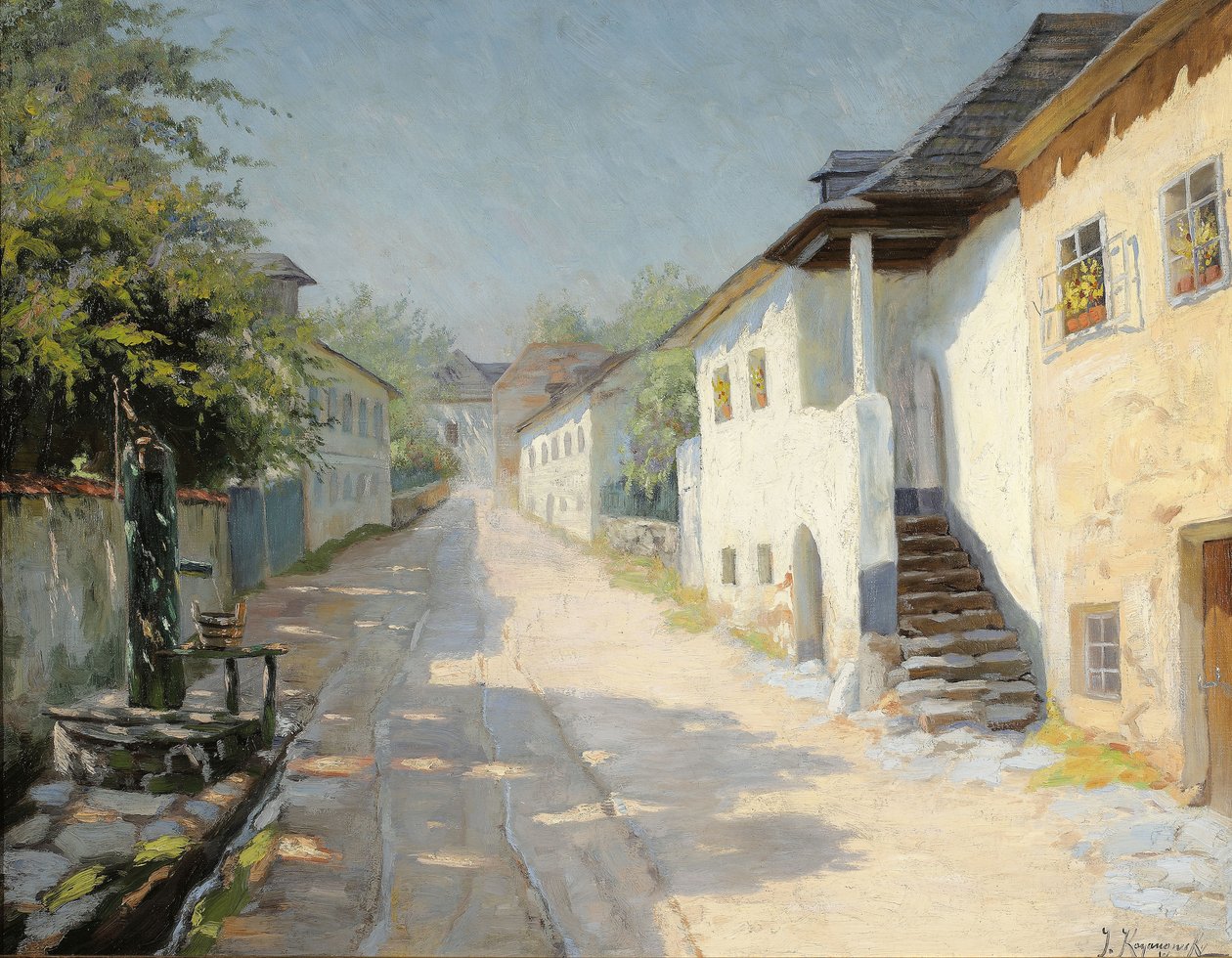 Joching en la región de Wachau de Jakob Koganowsky