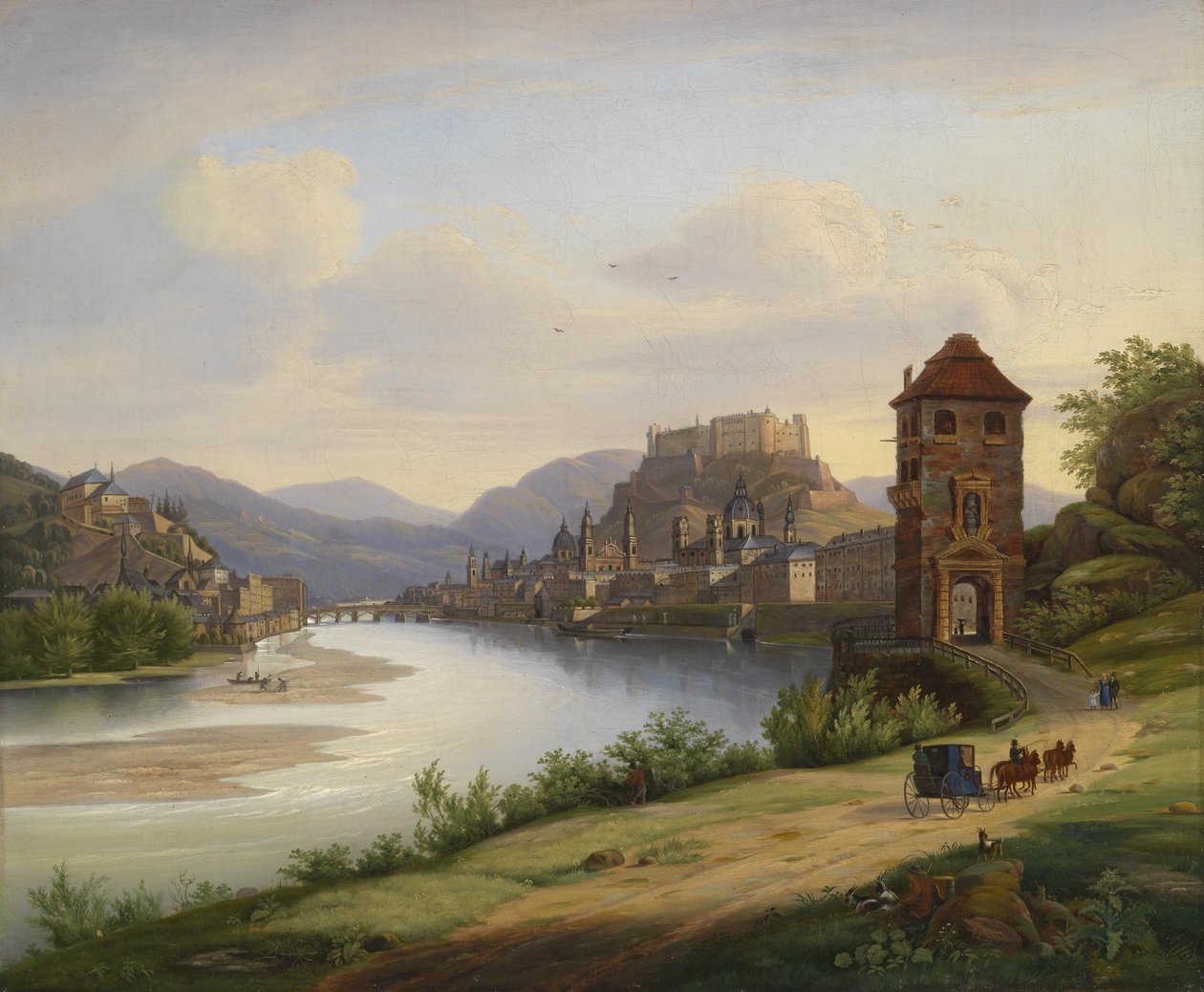 Vista de Salzburgo de Jakob Roedler