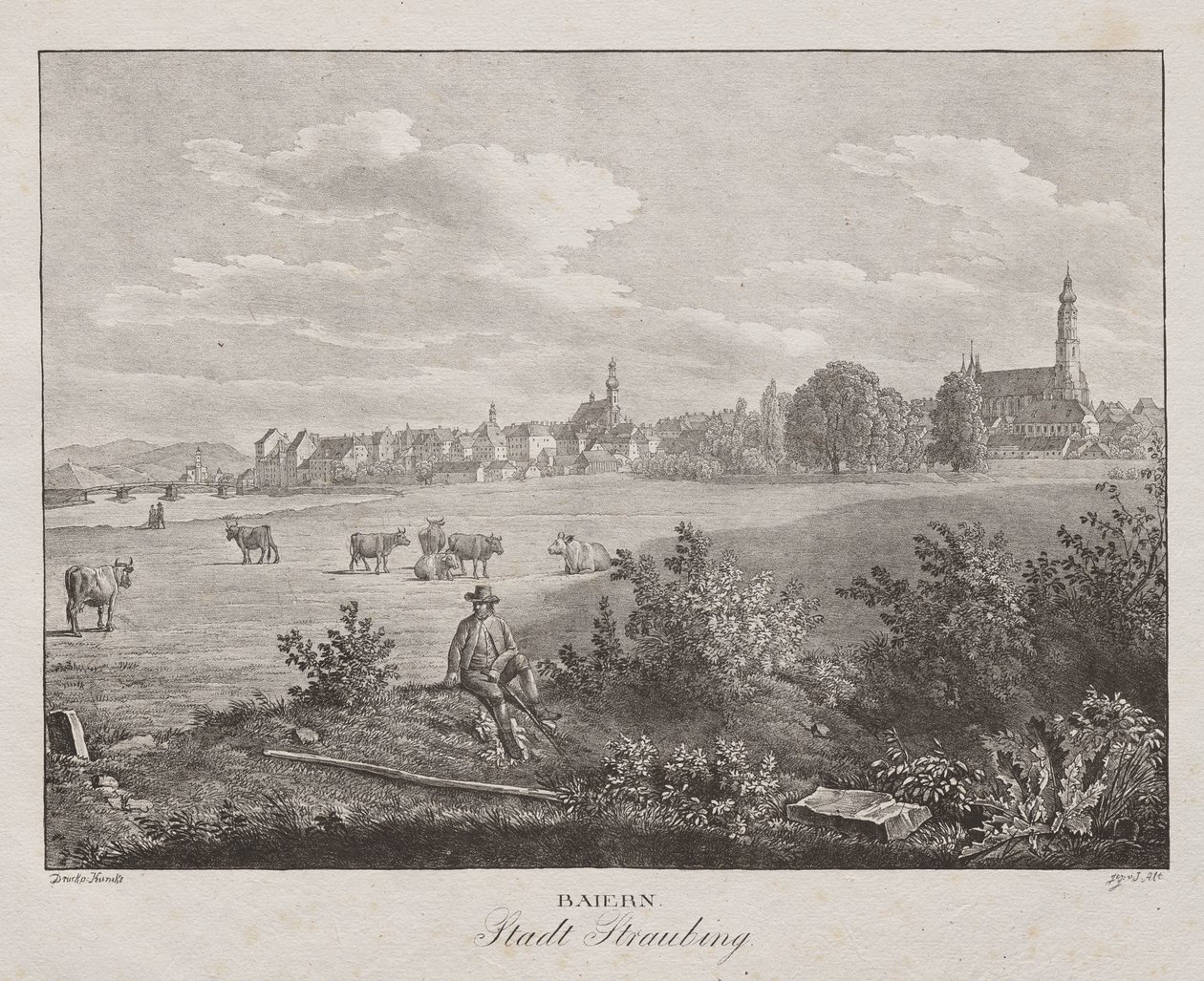 Baiern, Stadt Straubing de Jakob Alt