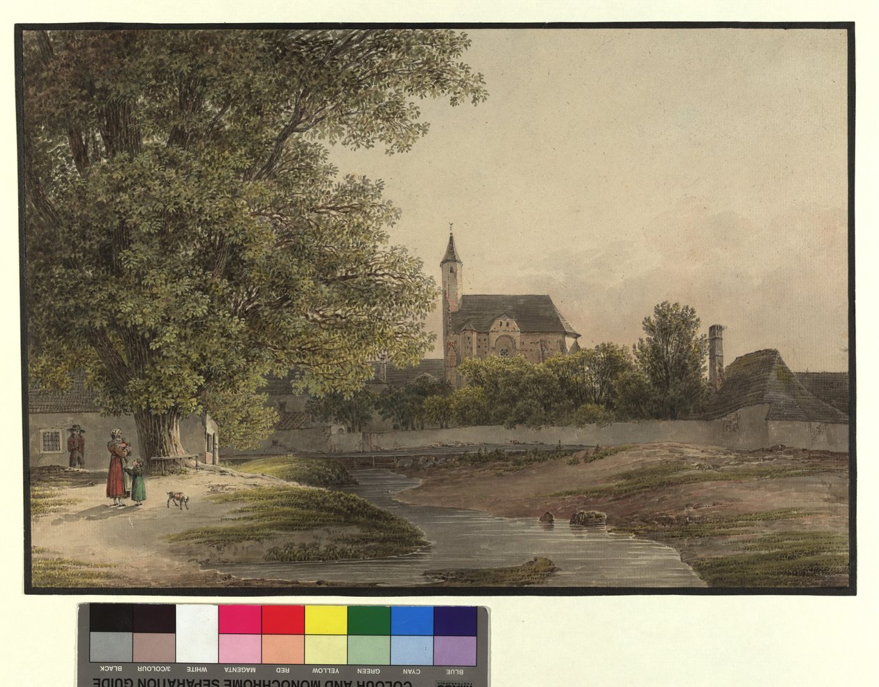 La iglesia del hospital de Mödling de Jakob Alt