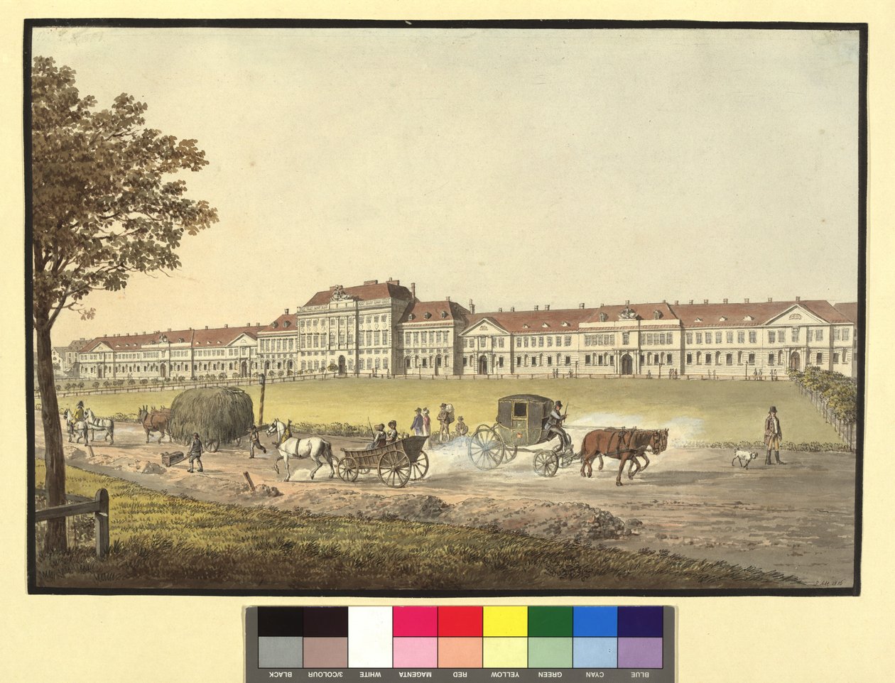 Caballerizas de la Corte (Edificio de las Caballerizas de la Corte Imperial y Real) de Jakob Alt