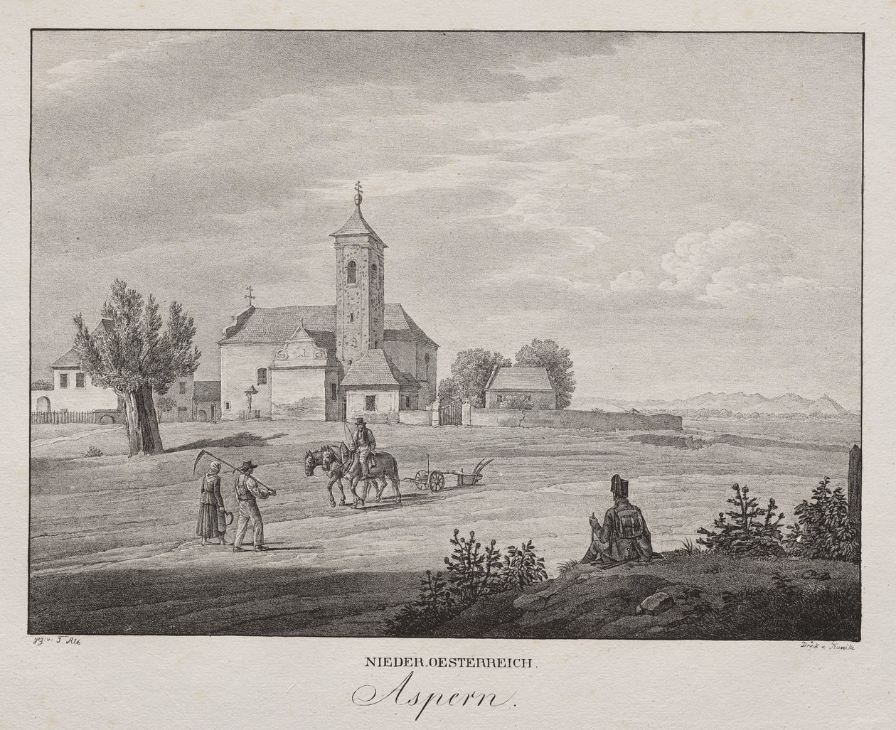 Baja Austria, Aspern de Jakob Alt