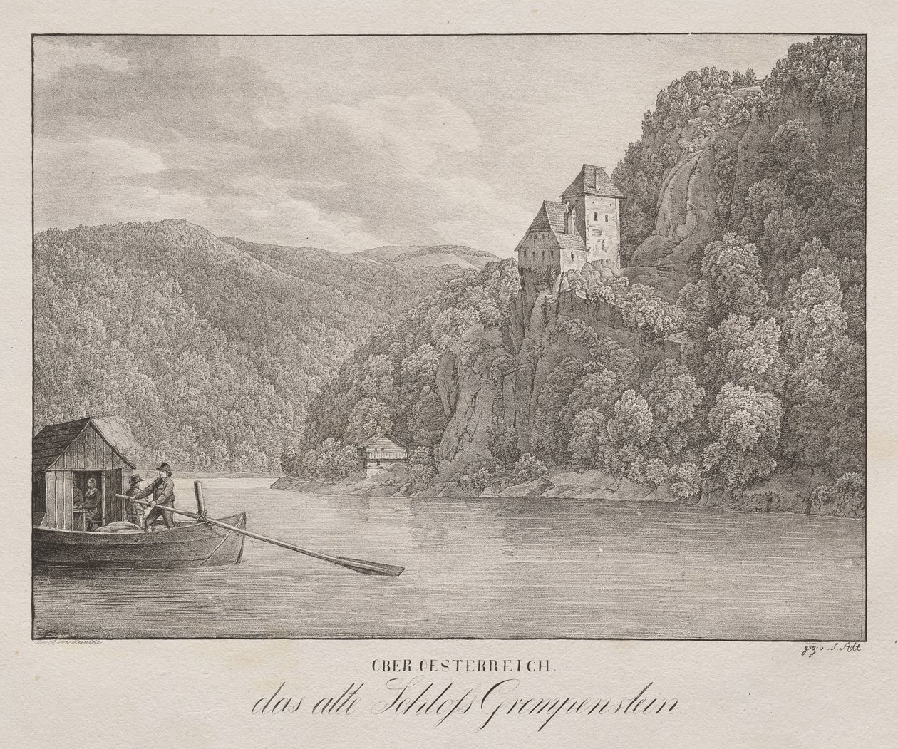 Baja Austria, el antiguo castillo de Grempenstein de Jakob Alt