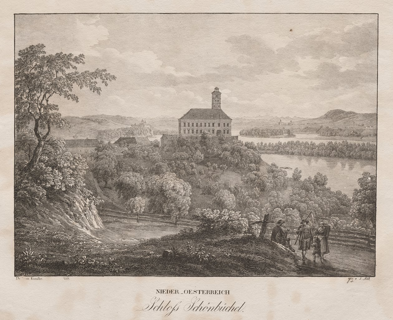 Nieder-oesterreich, Schloss Schöbüchel de Jakob Alt