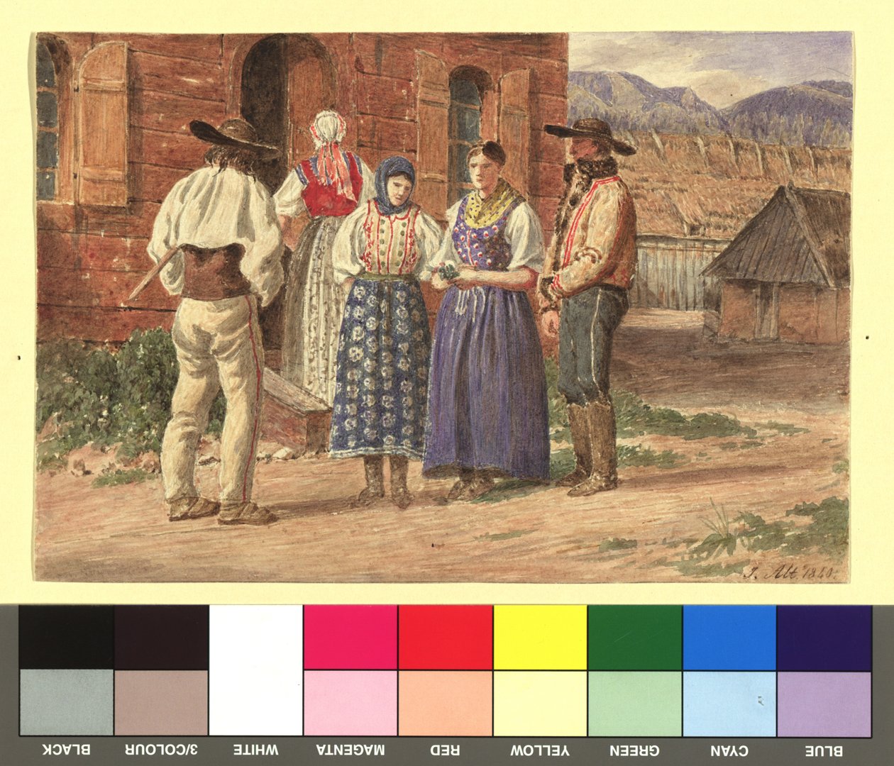 Trajes tradicionales eslovacos de Jakob Alt