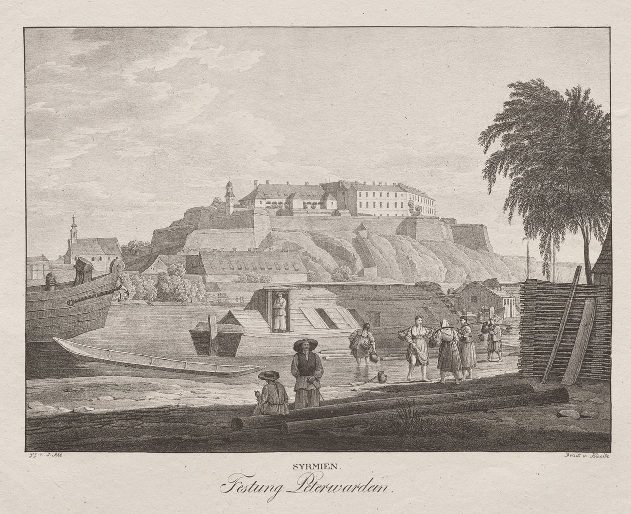 Syrmien, Festung Peterwardein de Jakob Alt