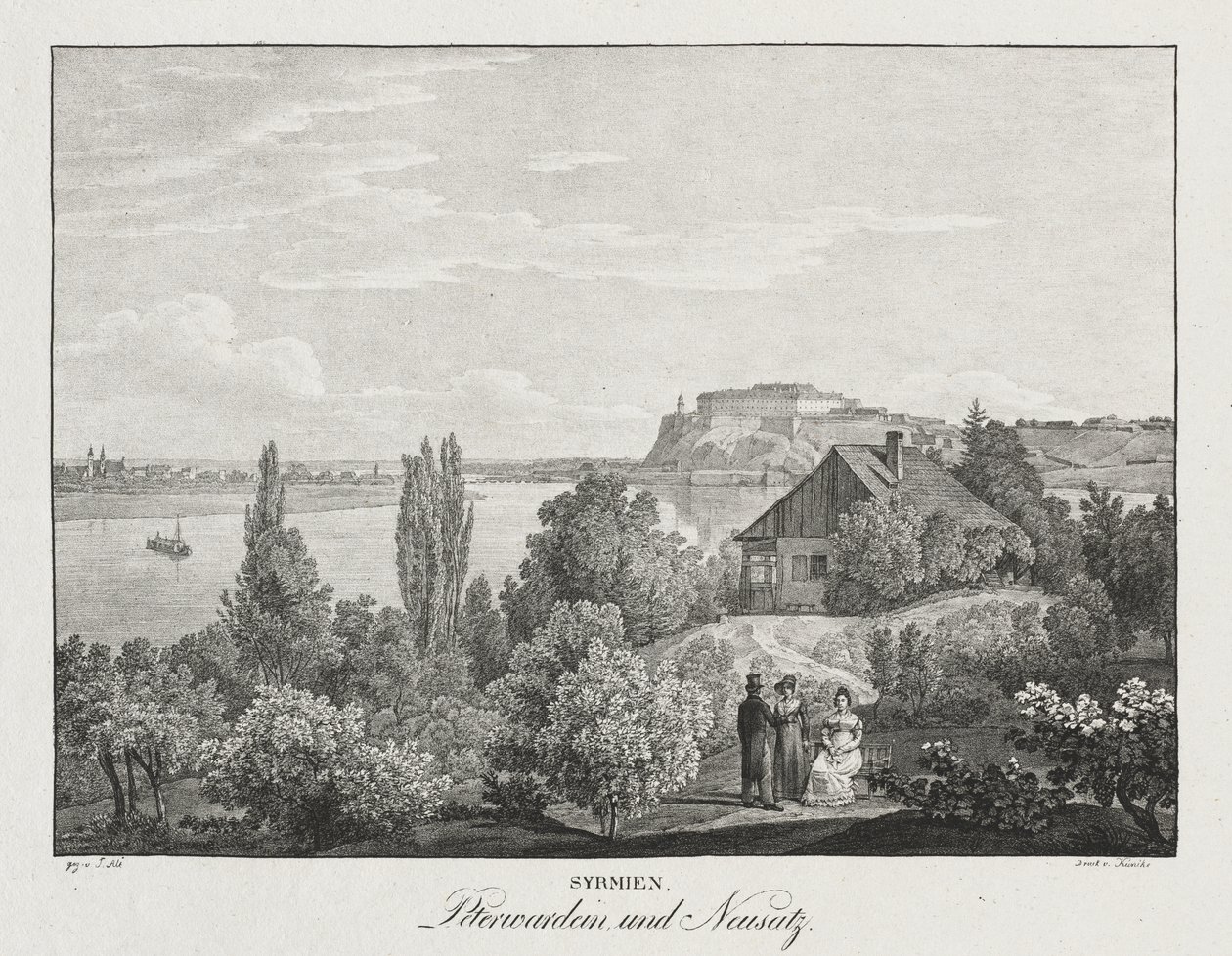 Sirmia, Peterwardein y Neusatz de Jakob Alt