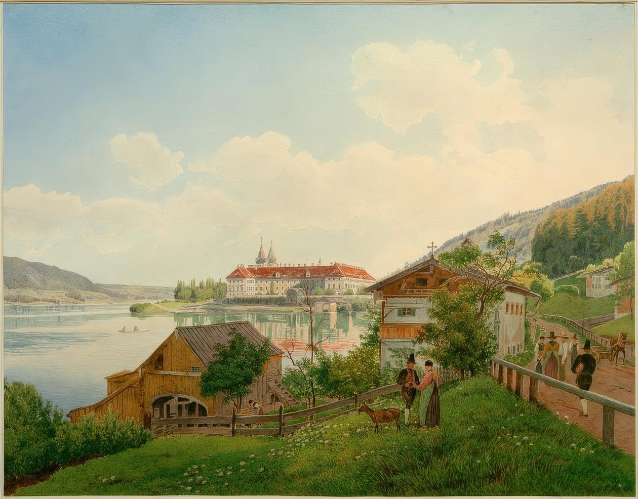 Tegernsee (Alta Baviera, Baviera) de Jakob Alt