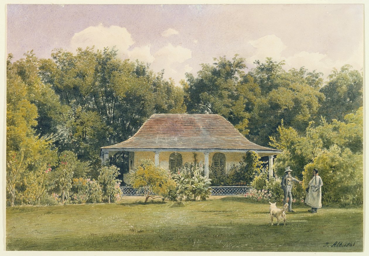 El jardín de Laudaya de Jakob Alt