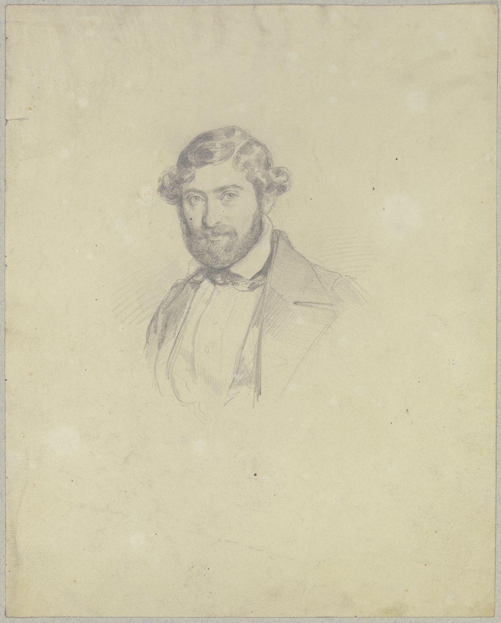 Retrato del músico Dresel de Geisenheim de Jakob Becker