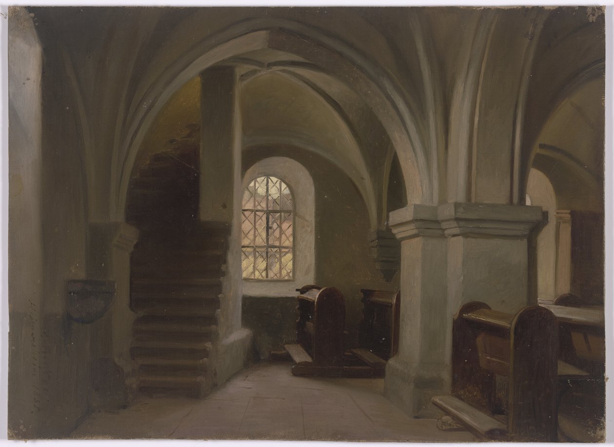 Interior de iglesia de Jakob Becker
