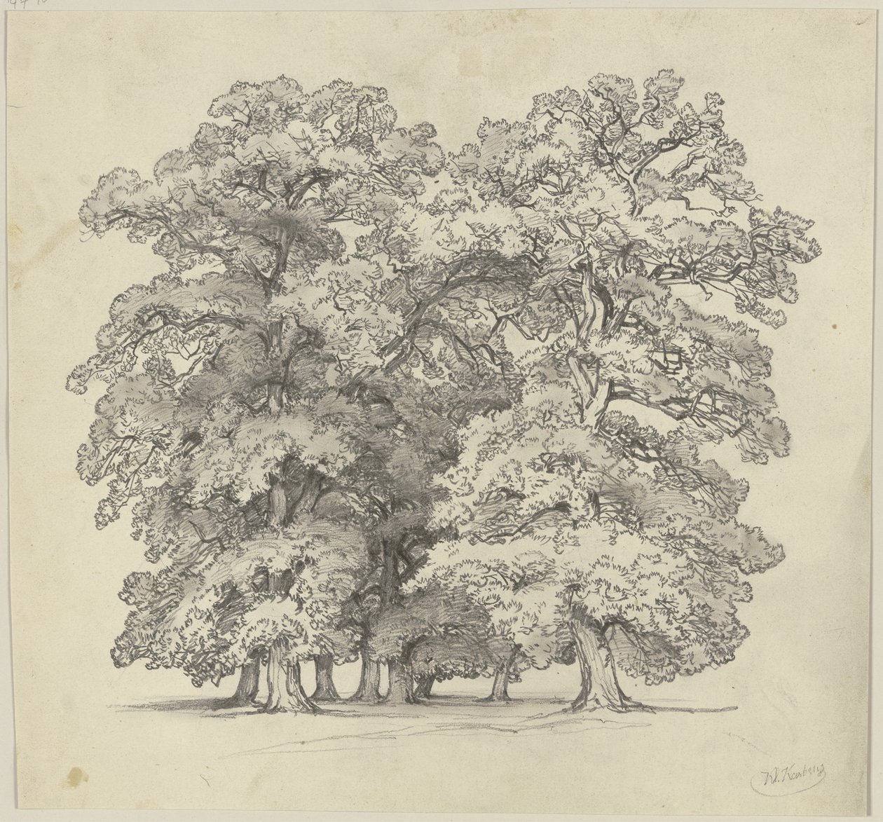 Tala de árboles de Jakob Becker
