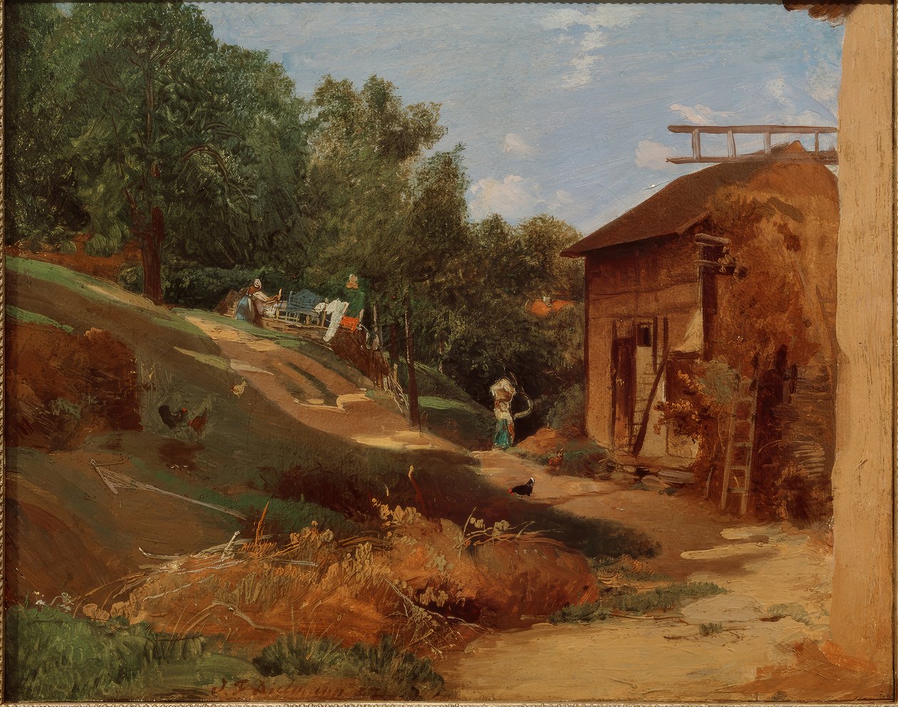 Granja en el Taunus de Jakob Fürchtegott Dielmann