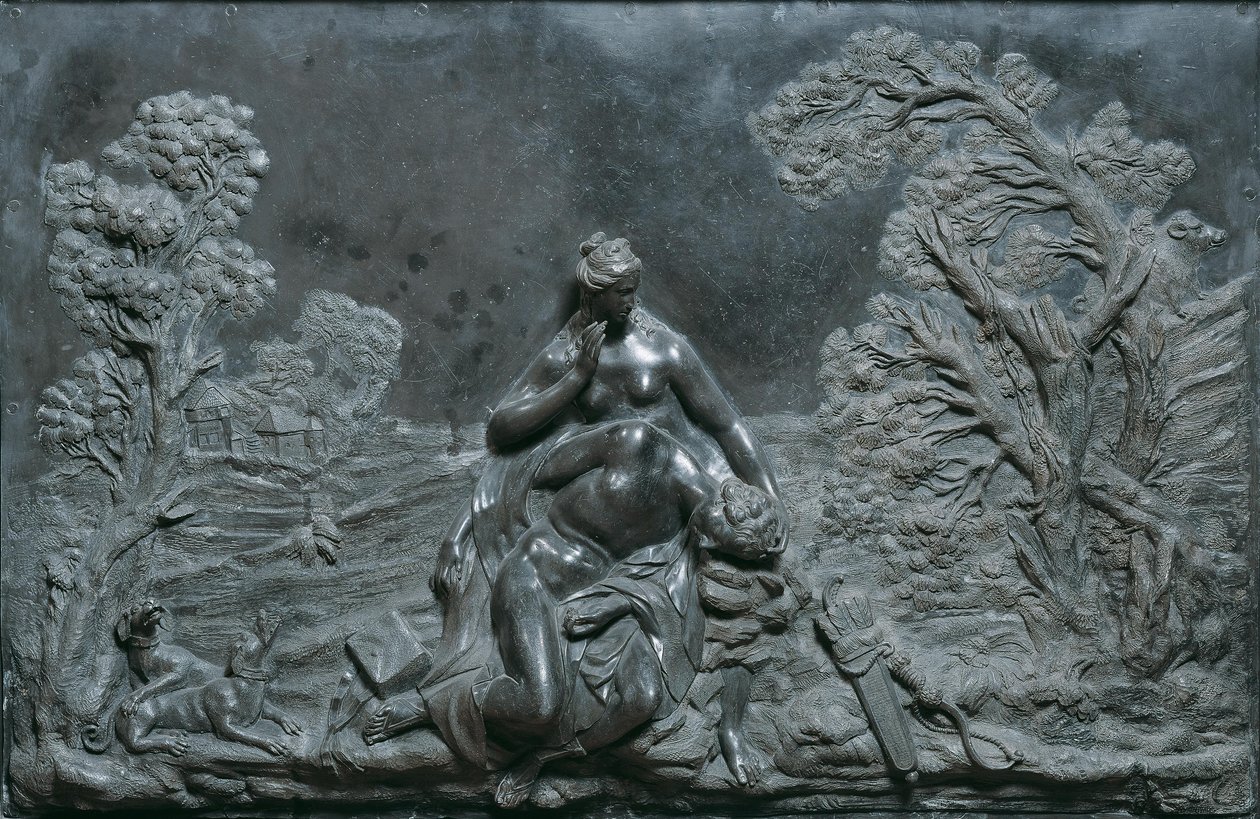 Venus llora a Adonis muerto de Jakob Gabriel Mollinarolo