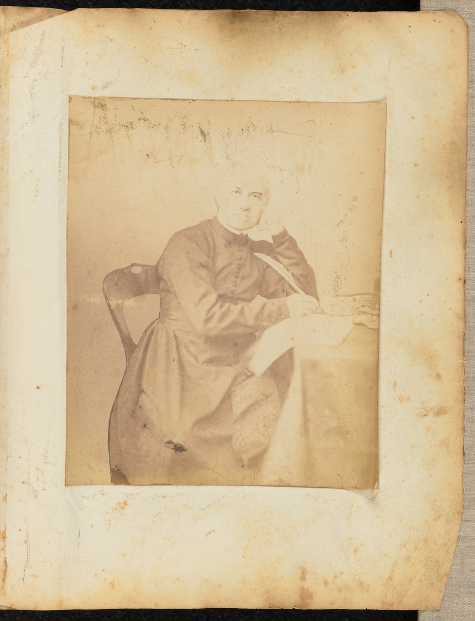 [Retrato de un hombre con una pluma] de Jakob Höflinger