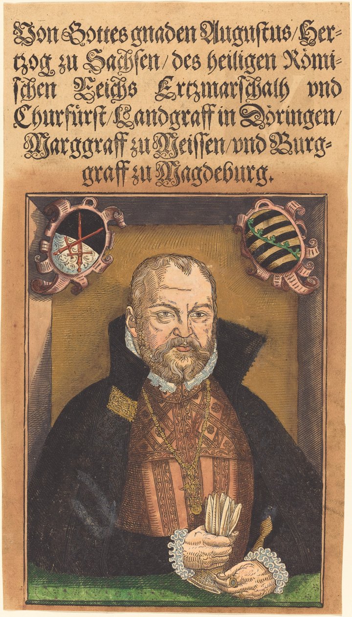 Augustus Hertzog zu Sachsen de Jakob Lucius the Elder