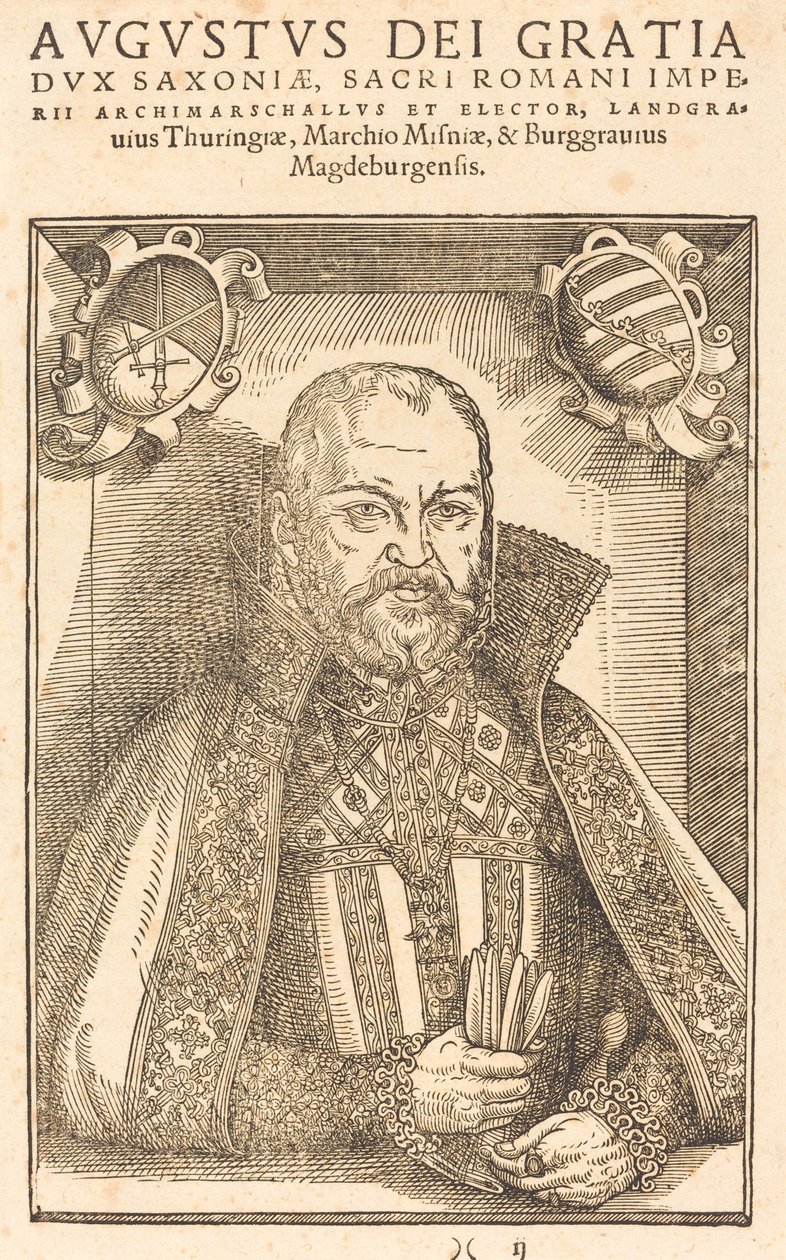 Augustus Hertzog de Sajonia de Jakob Lucius the Elder