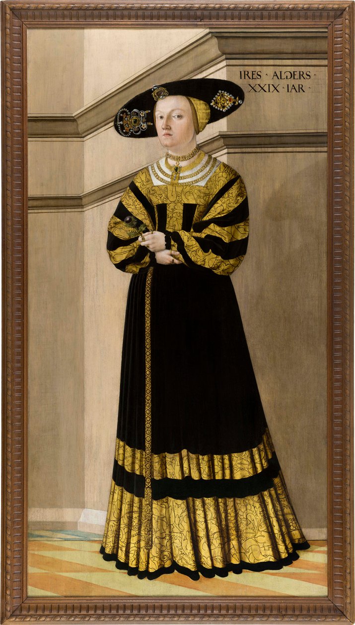 Retrato de Anna von Rosental, 1529 de Jakob Seisenegger