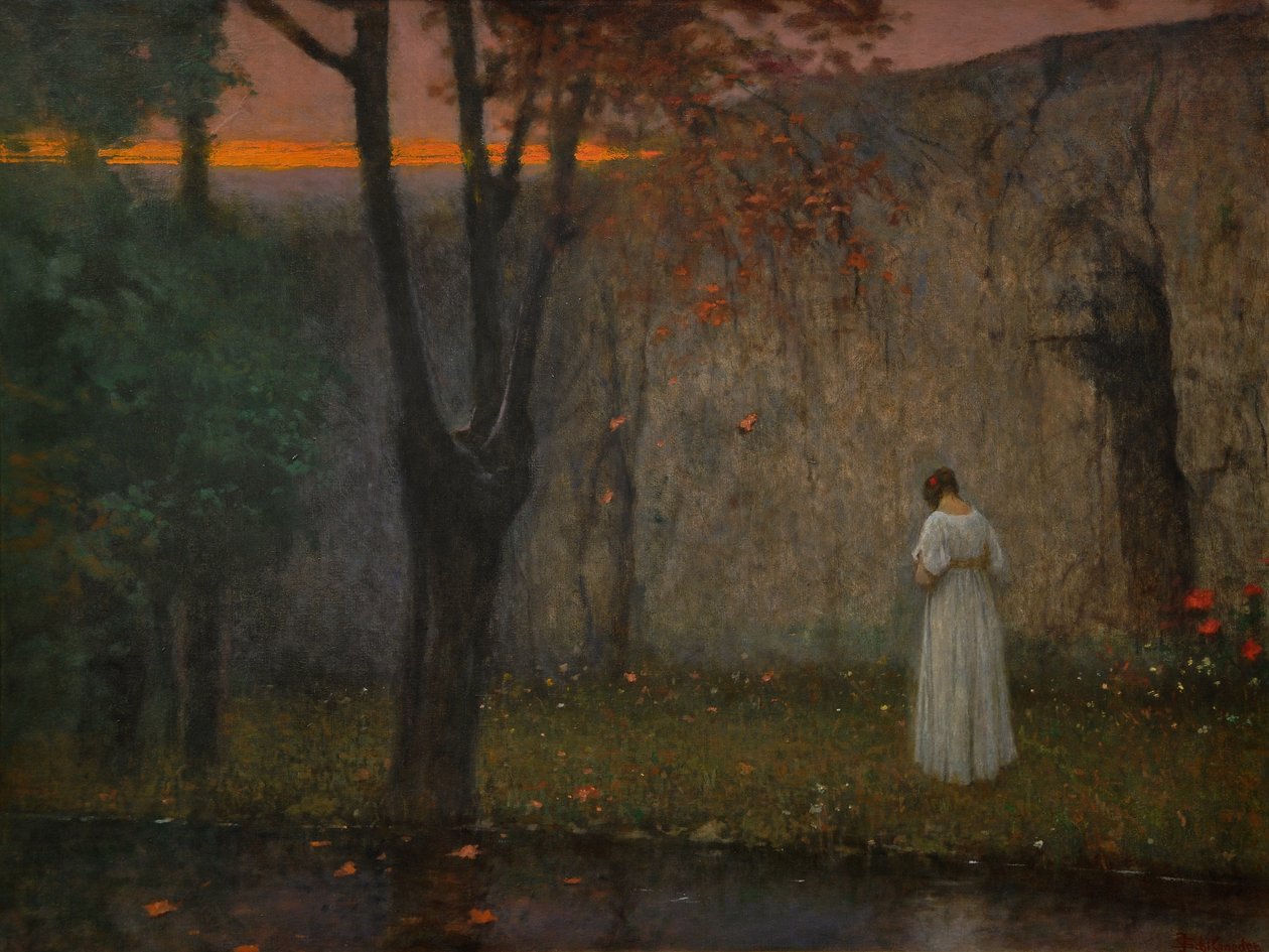 Amanecer de otoño, 1910 de Jakub Schikaneder