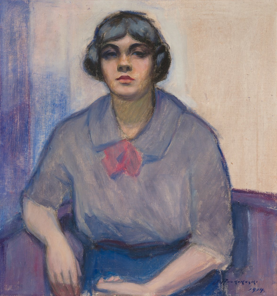 Retrato de mujer de Jalmari Ruokokoski