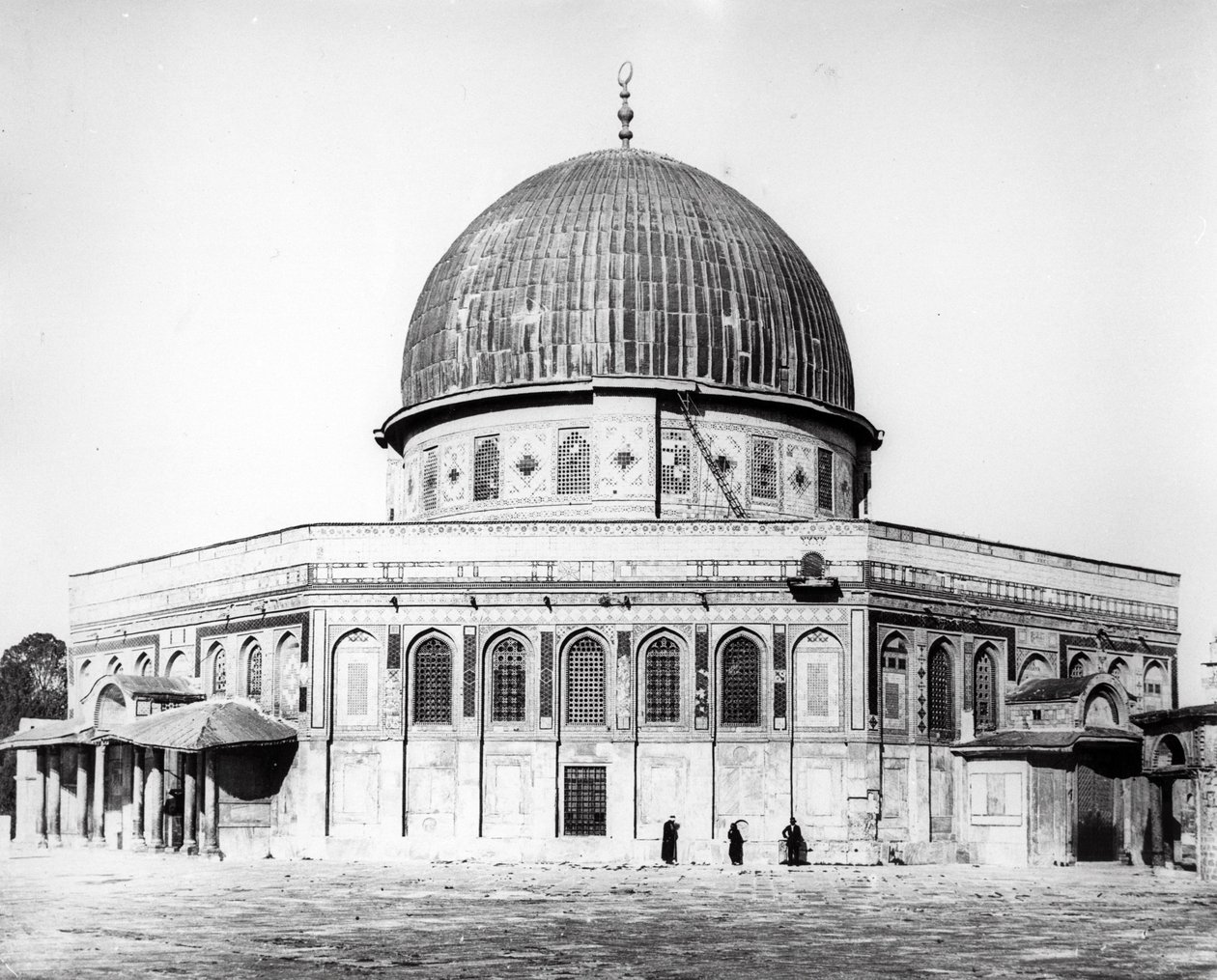 La Cúpula de la Roca, 1858 de Felice Beato