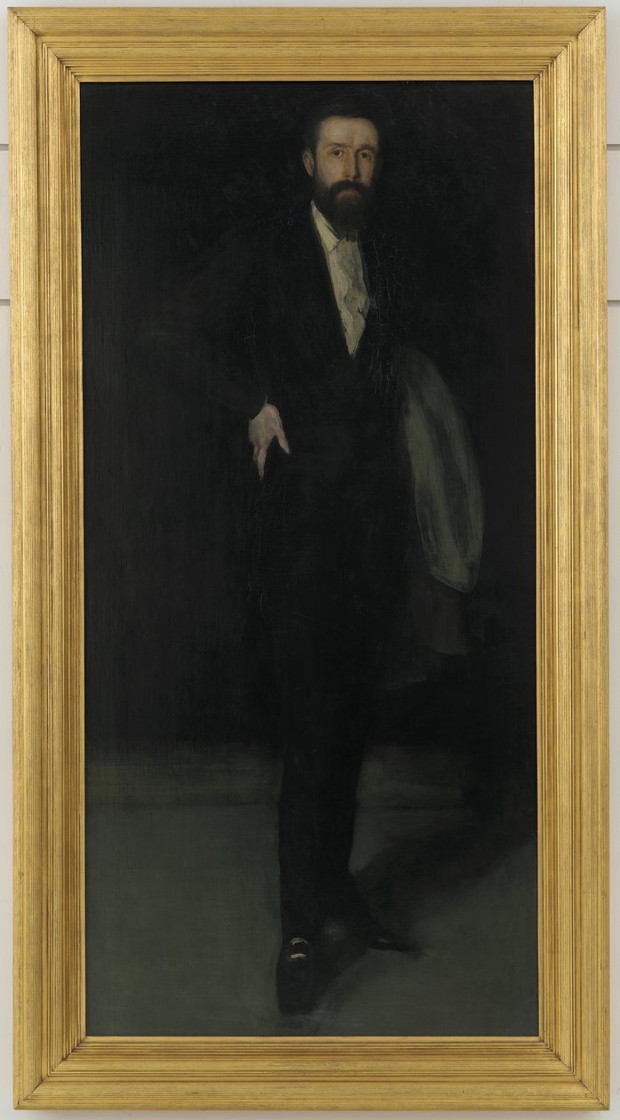 Arreglo en negro: Retrato de F.R. Leyland, c.1870 de James Abbott McNeill Whistler