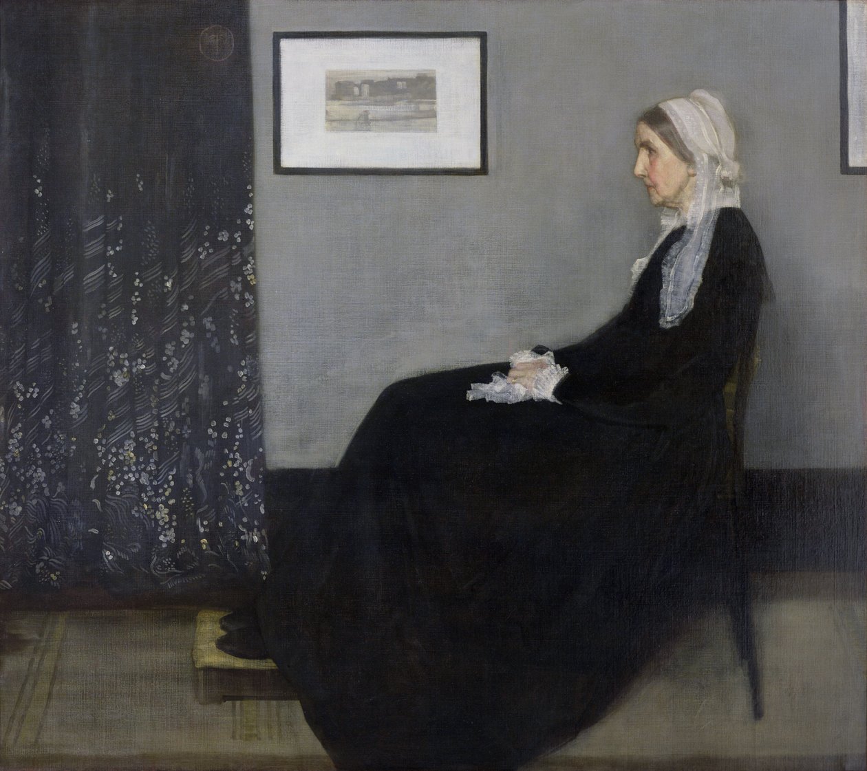 Arreglo en gris y negro No. 1 O Retrato de la madre del artista La madre de Whistler de James Abbott McNeill Whistler