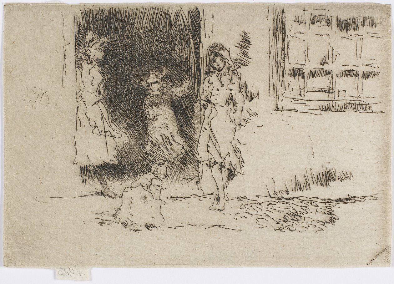 Puerta de la Cabaña, c.1884-86 de James Abbott McNeill Whistler