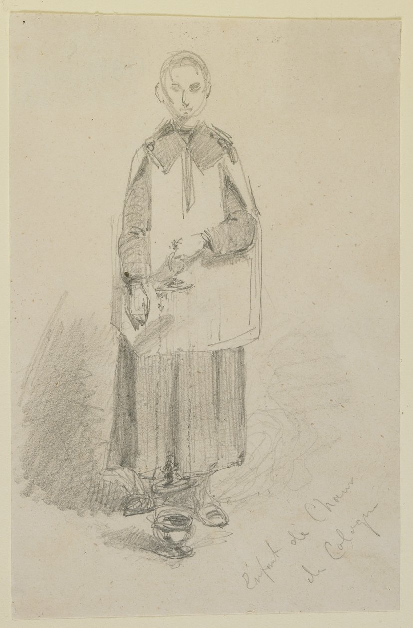 Enfant de Choeur de Colonia, 1858 de James Abbott McNeill Whistler