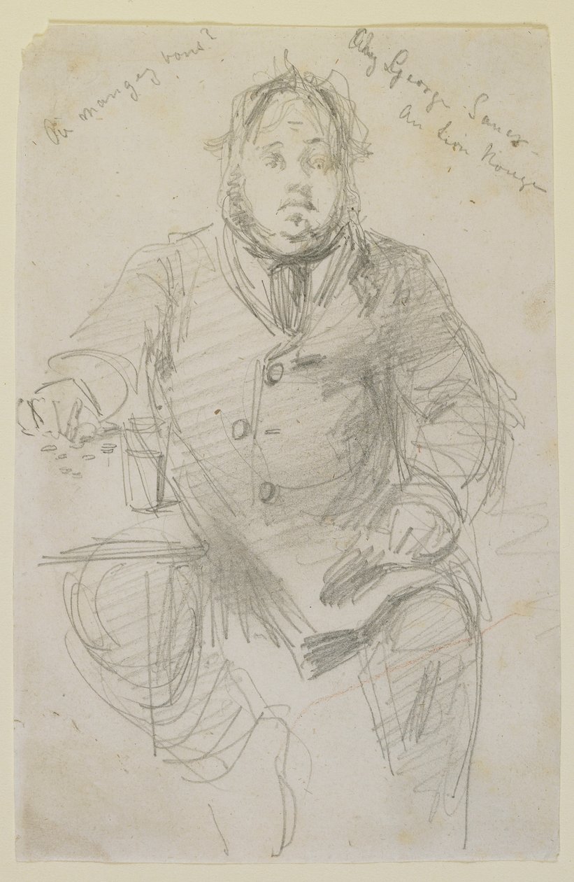 George Sauter en el Red Lion, 1858 de James Abbott McNeill Whistler