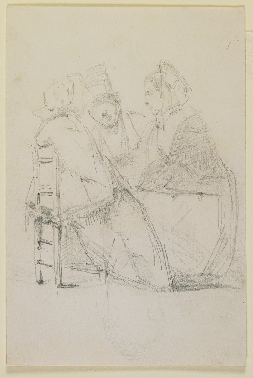 Grupo conversando, 1858 de James Abbott McNeill Whistler