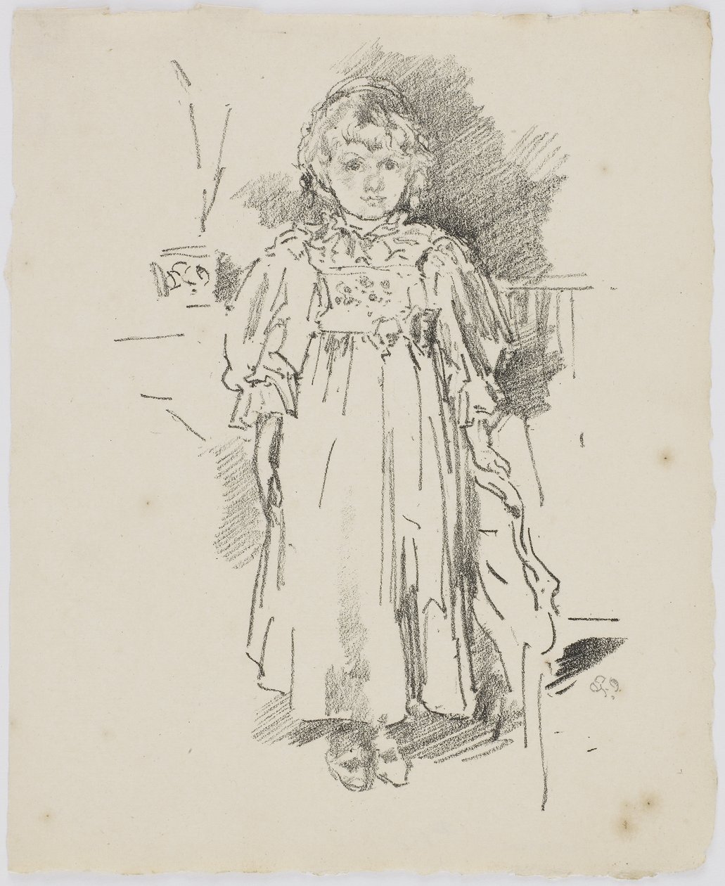 Pequeña Evelyn, 1896 de James Abbott McNeill Whistler