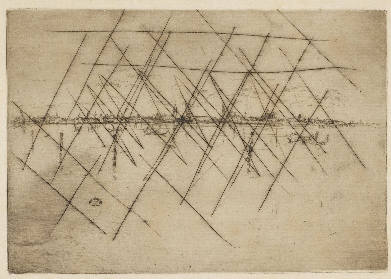 Pequeña Venecia, 1879-80 de James Abbott McNeill Whistler