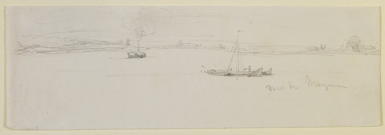 Cerca de Maguncia, 1858 de James Abbott McNeill Whistler