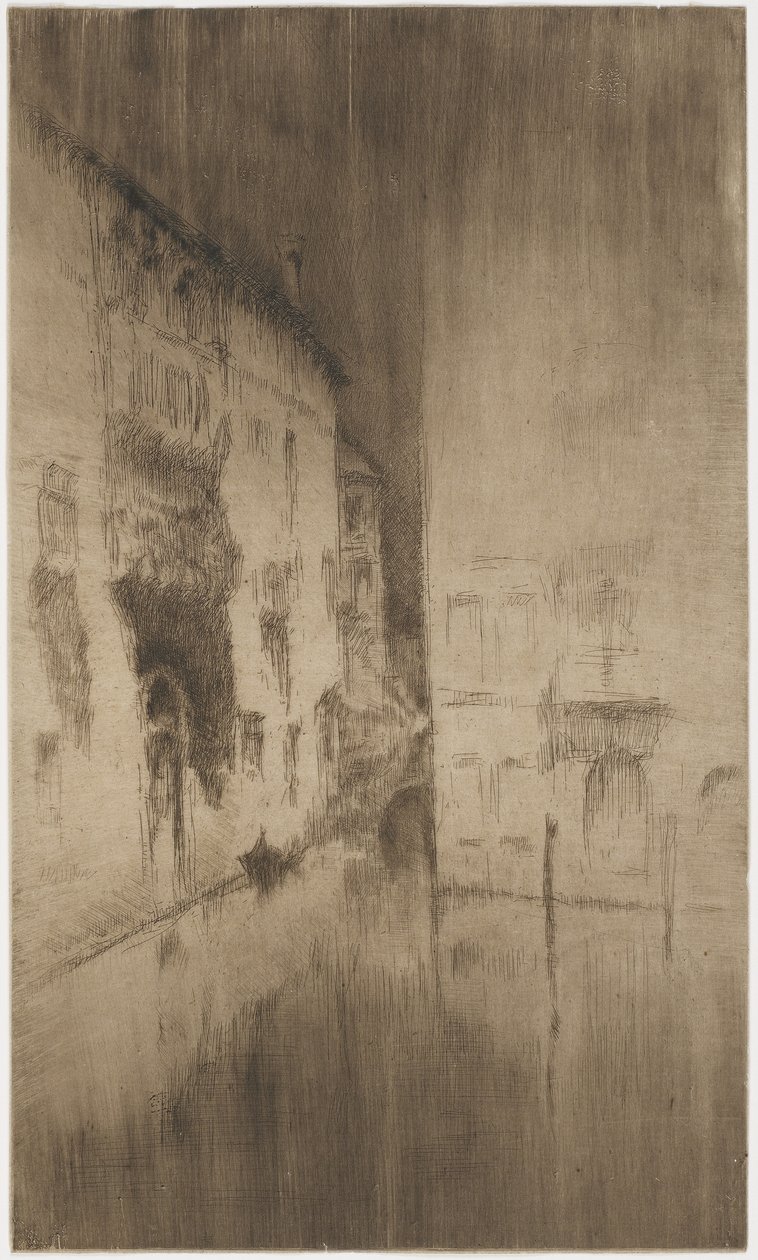 Nocturno: Palacios, 1879-80 de James Abbott McNeill Whistler